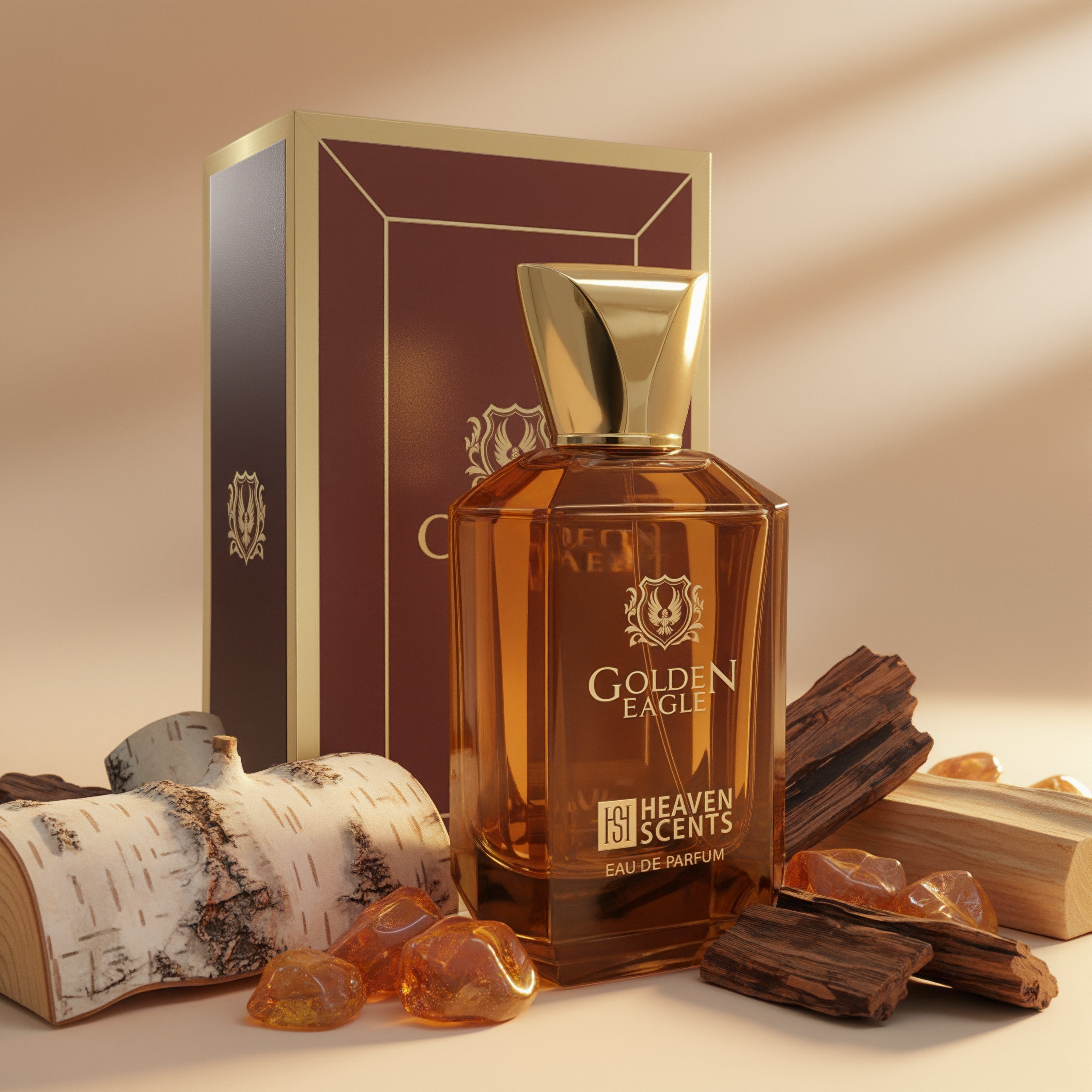 Golden Eagle Perfume box display