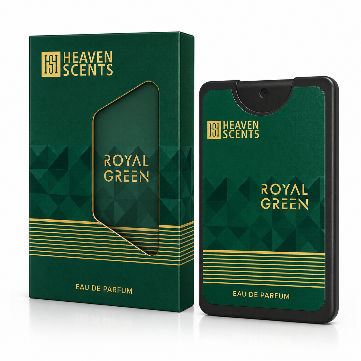 Royal Green Pocket Perfume 30ml by Heaven Scents, travel-size oriental fragrance