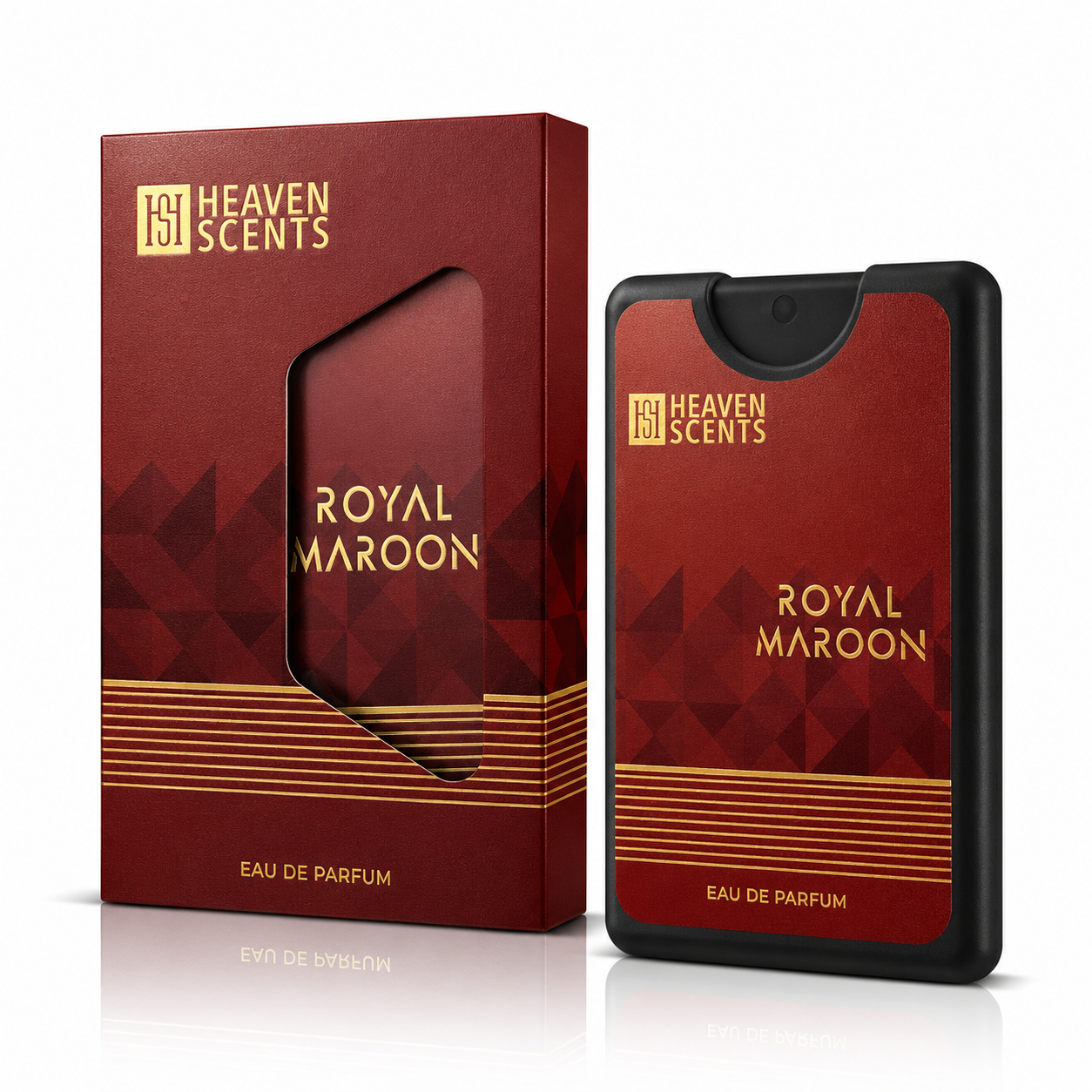 Royal Maroon Pocket Perfume 30ml by Heaven Scents, travel-size warm oriental fragrance