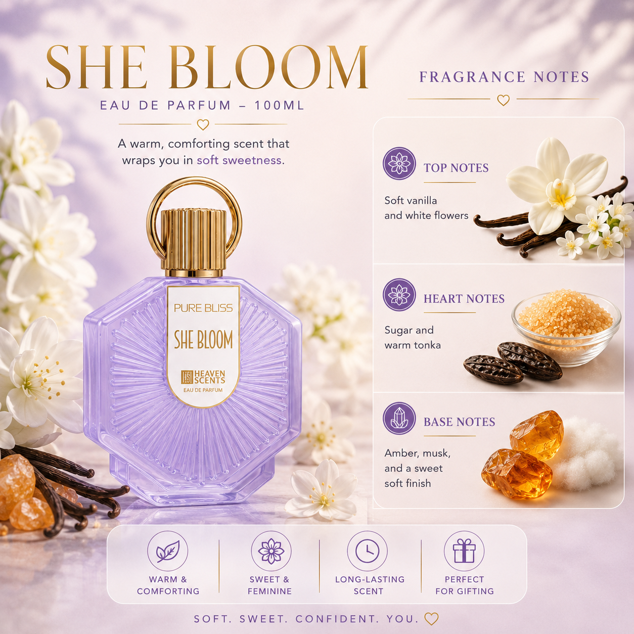 She Bloom Eau De Parfum 100ML