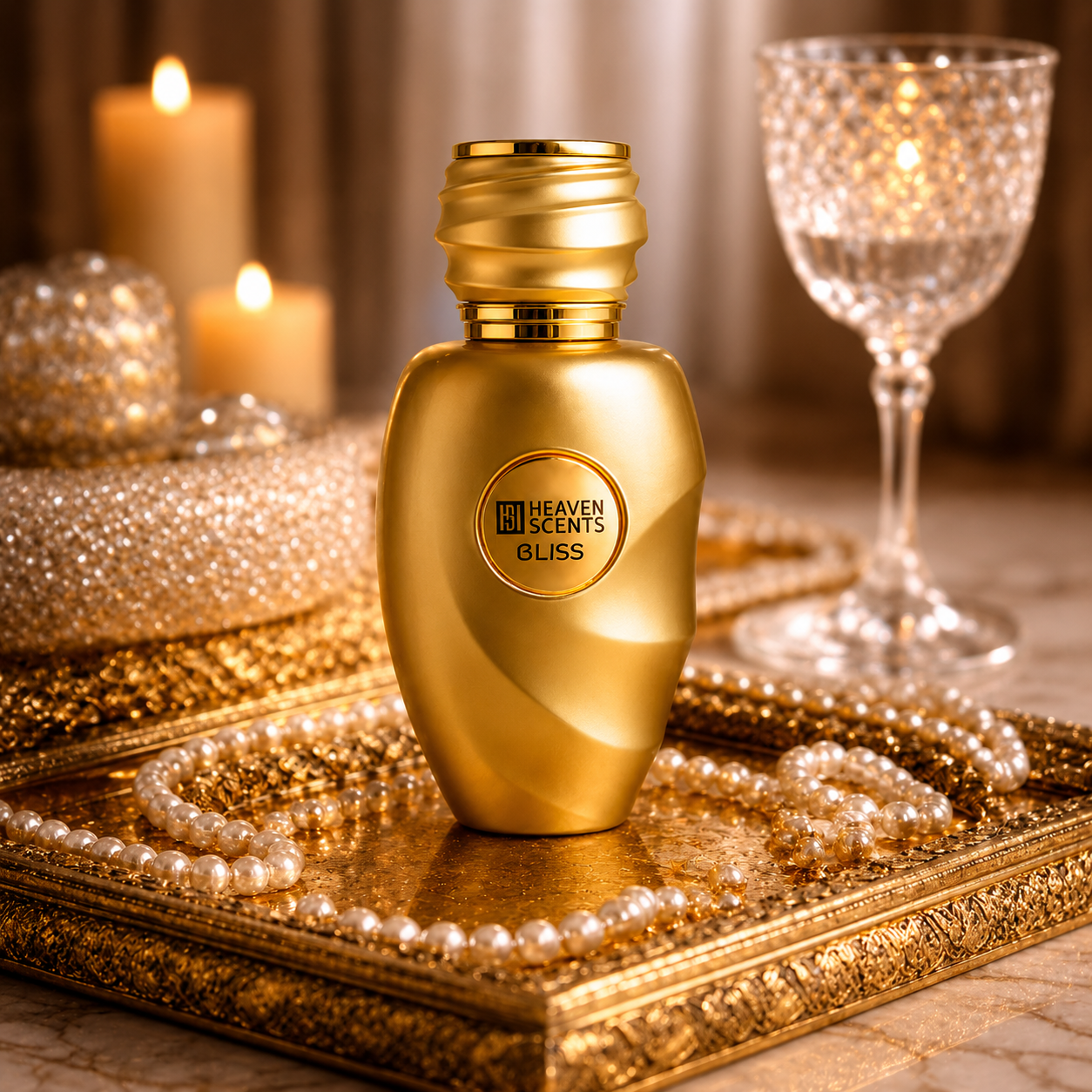 Bliss Perfume 50ml bottle by Heaven Scents, elegant floral fragrance