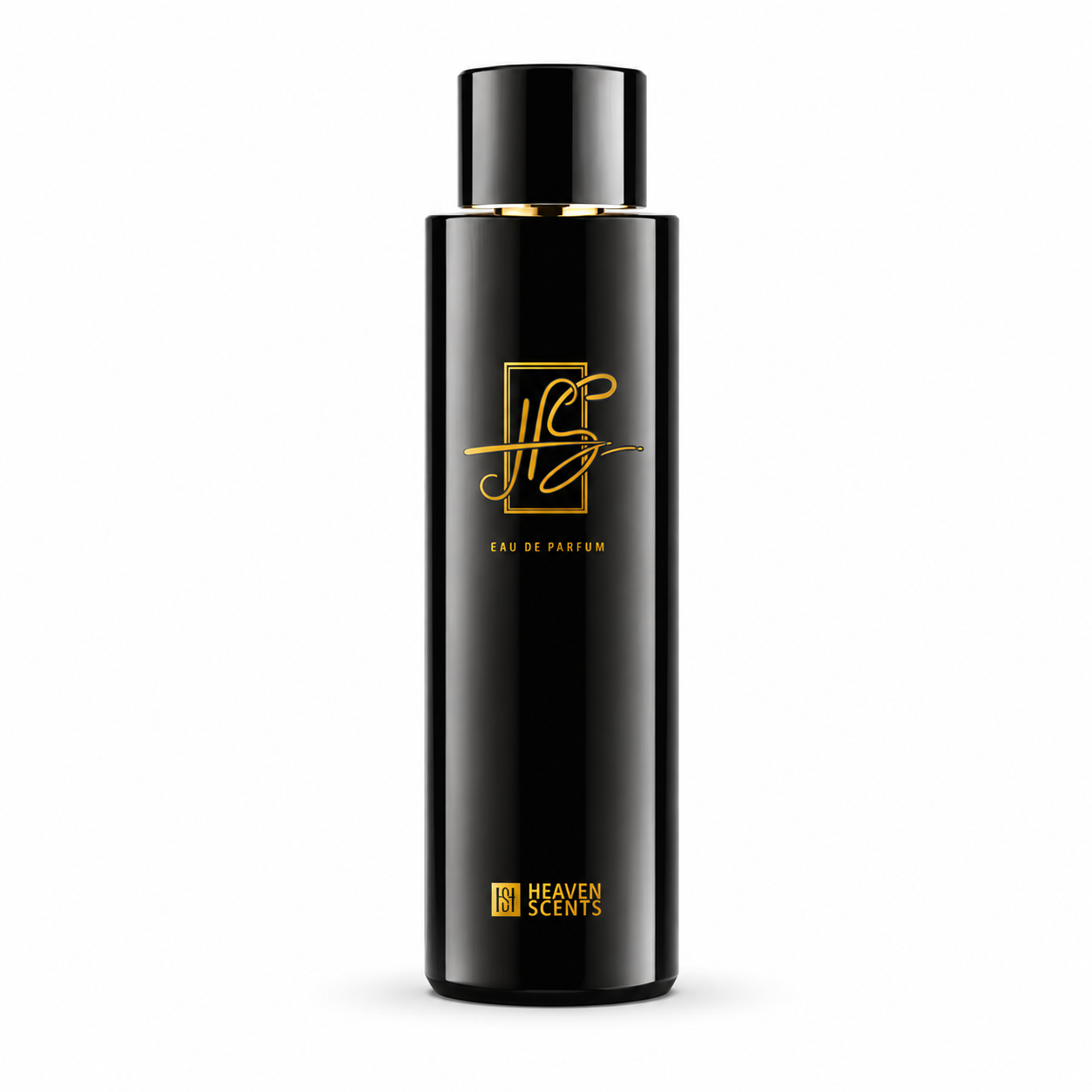 HS Perfume 115ml Black perfume bottle with gold logo and text on a white background