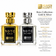 Roto Gold and Roto Silver perfume set by Heaven Scents